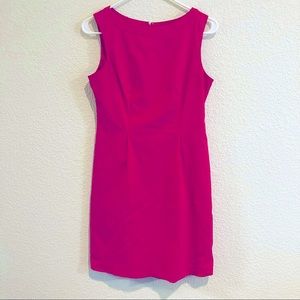 Tahari Bright Pink A-Line Dress